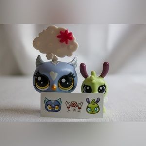 Littlest Pet Shop (Sweetheart Pet #206 Eona Eventide and #207 Elvin Lamplight)
